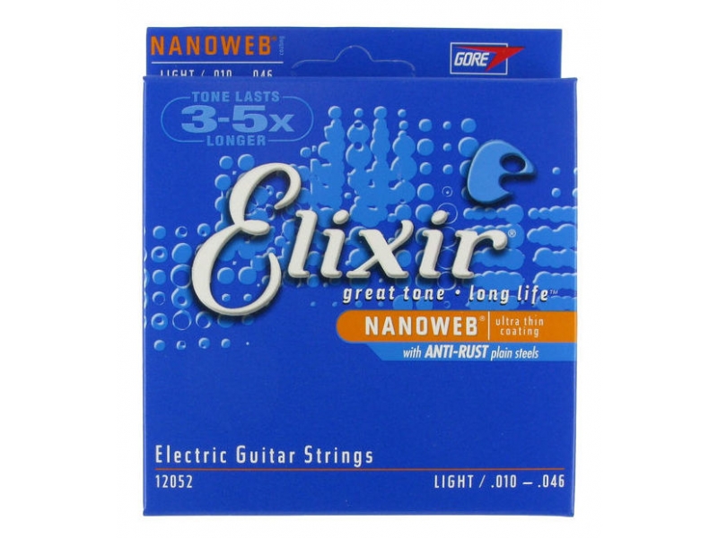 Elixir Nanoweb 010-046, žice za el. gitaru