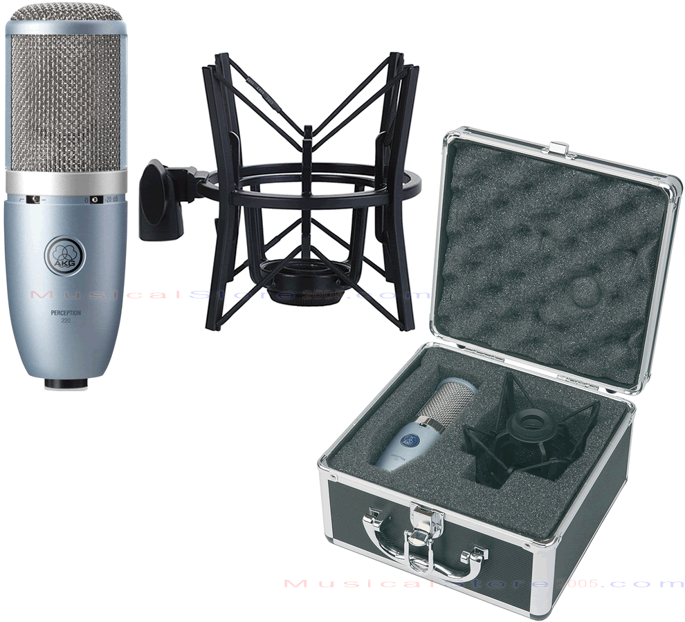 AKG P220 High Performance Large Diaphragm True Condenser Microphone